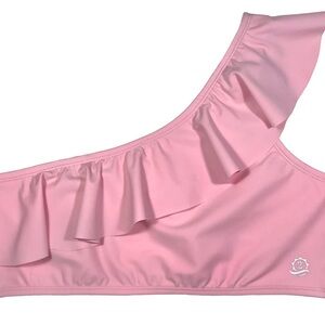 NWT swimsuit top one shoulder pink